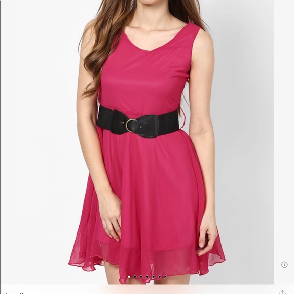 Dresses & Skirts - Pink Colored Solid Shift Dress Dresses & Skirts - Pink Colored Solid Shift Dress